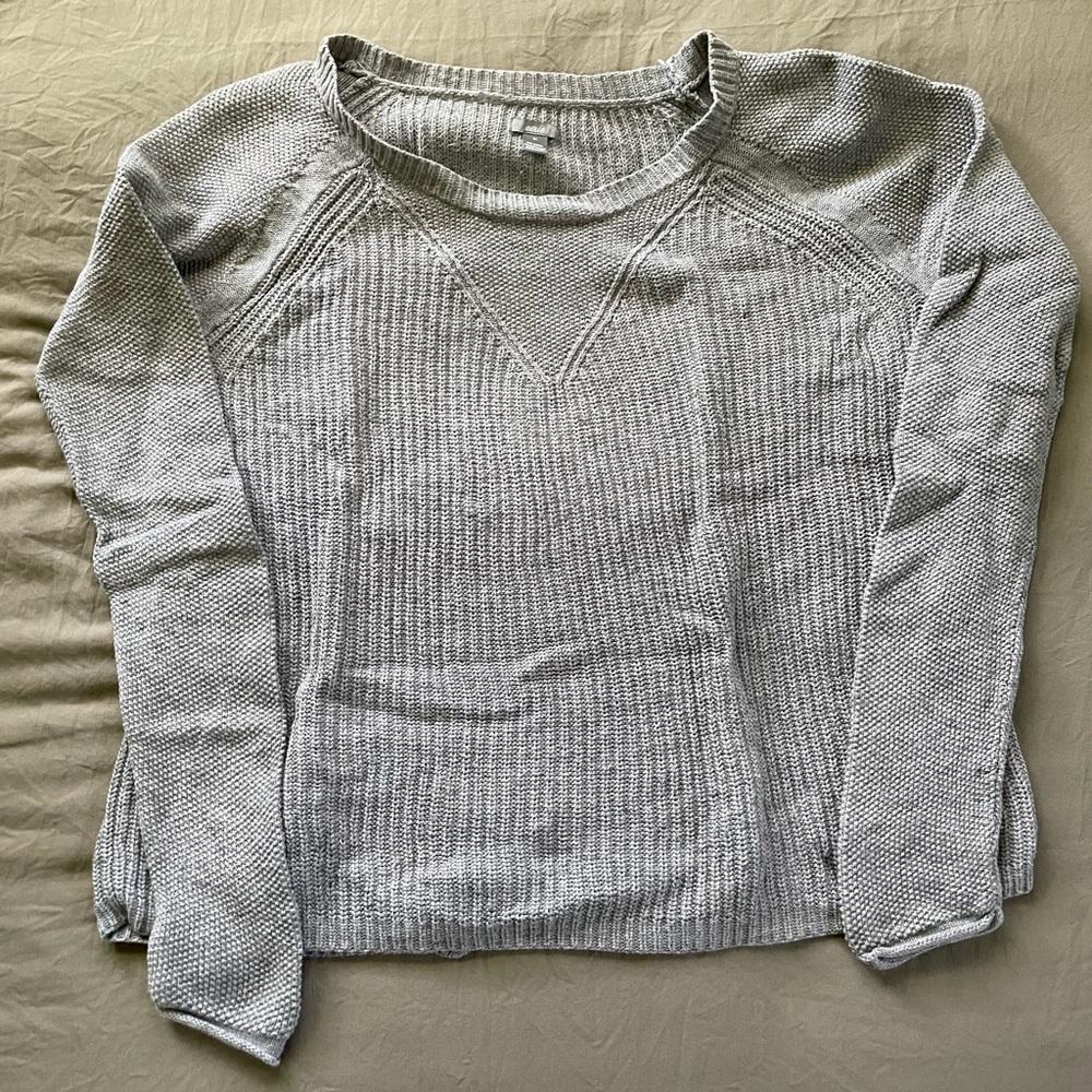 Aerie Light Gray Sweater
